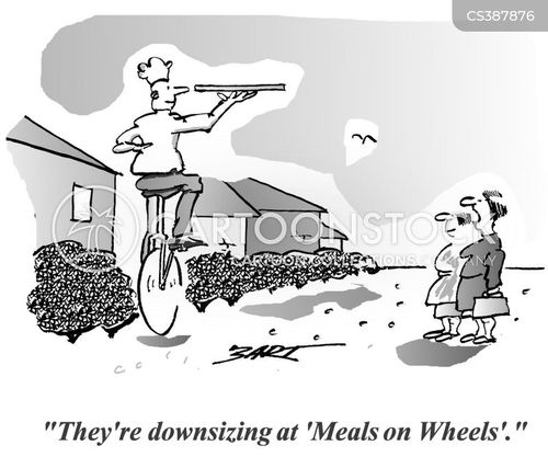 Meals On Wheels Cartoons and Comics funny pictures from CartoonStock