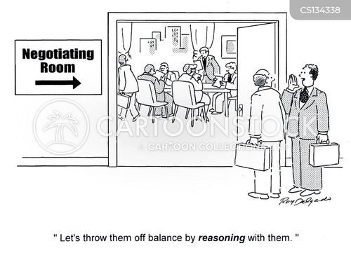 Negotiated Cartoons and Comics funny pictures from CartoonStock