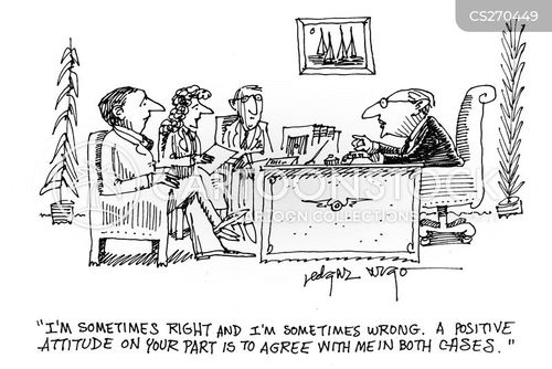 Good Attitude Cartoons and Comics - funny pictures from CartoonStock