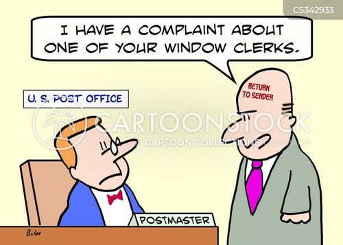 Return To Sender Cartoons and Comics funny pictures from CartoonStock