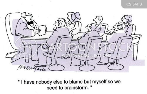 Team Brainstorming Cartoons and Comics - funny pictures from CartoonStock