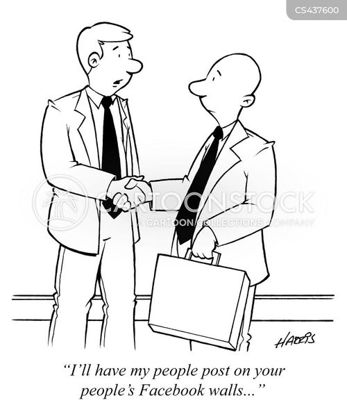 Business Networking Cartoons and Comics funny pictures from CartoonStock