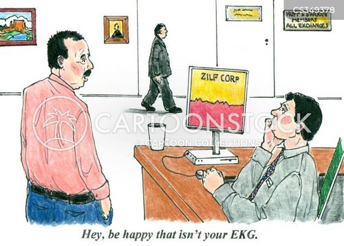 Electrocardiogram Cartoons and Comics - funny pictures from CartoonStock