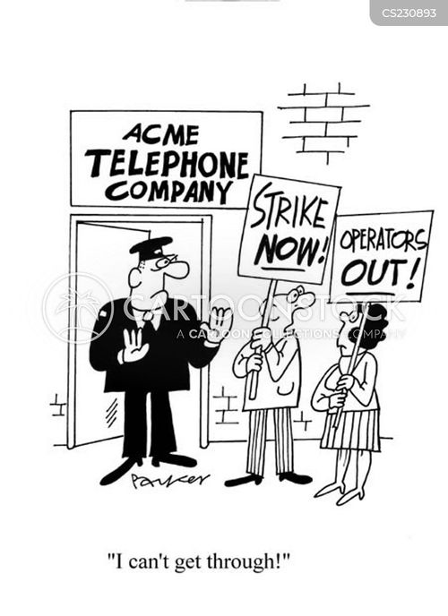 Telephone Operators Cartoons and Comics funny pictures from CartoonStock
