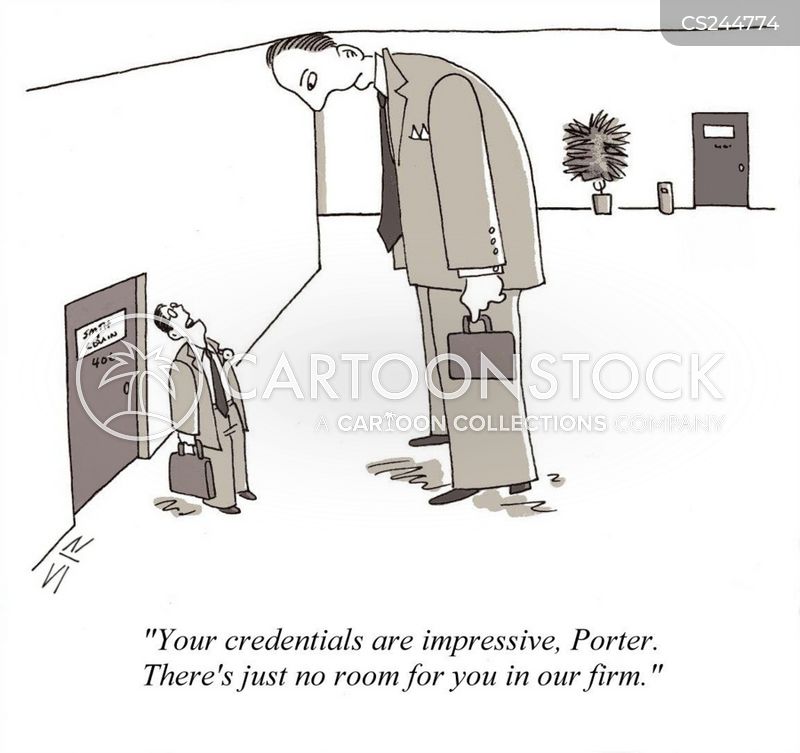 Credentials Cartoons and Comics - funny pictures from CartoonStock