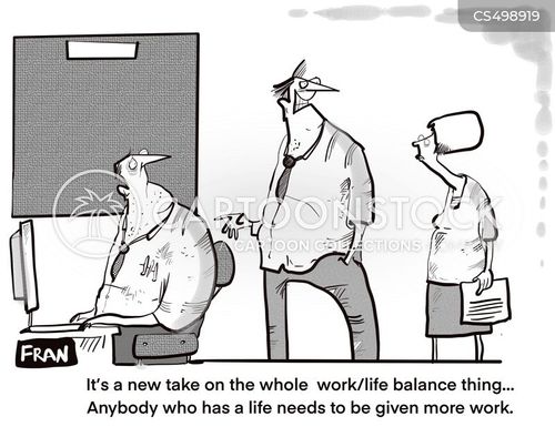 Work-life Balance Cartoons and Comics - funny pictures from CartoonStock