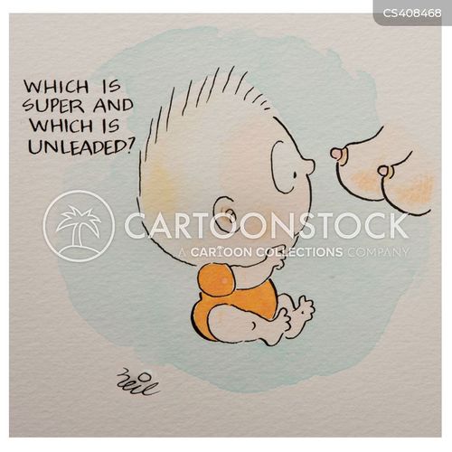 Breastfeeding Cartoons and Comics funny pictures from CartoonStock