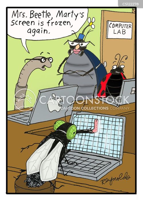 Computer Lab Cartoons and Comics funny pictures from CartoonStock