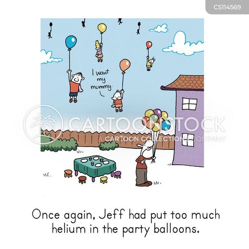 Helium Balloon Cartoons and Comics funny pictures from CartoonStock