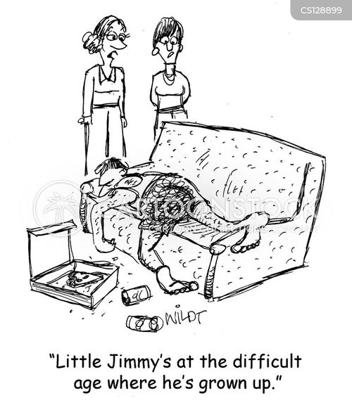 Difficult Age Cartoons and Comics - funny pictures from CartoonStock