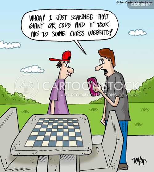 Quick response code cartoons and comics funny pictures from cartoonstock