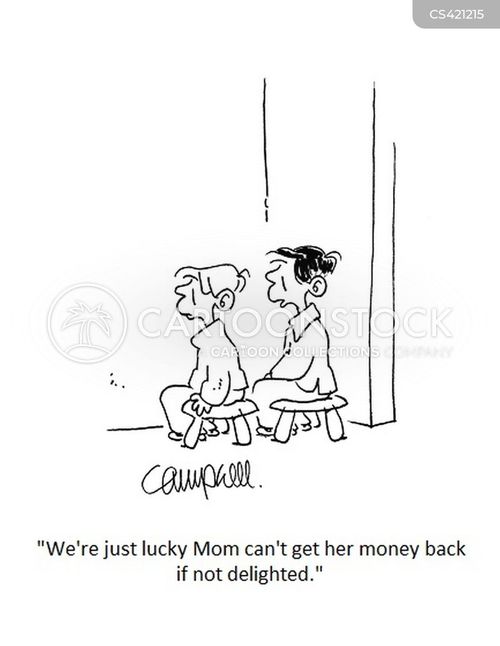 Returns Policies Cartoons and Comics funny pictures from CartoonStock
