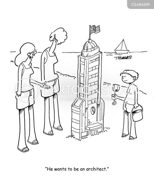 Sandcastle Cartoons and Comics funny pictures from CartoonStock