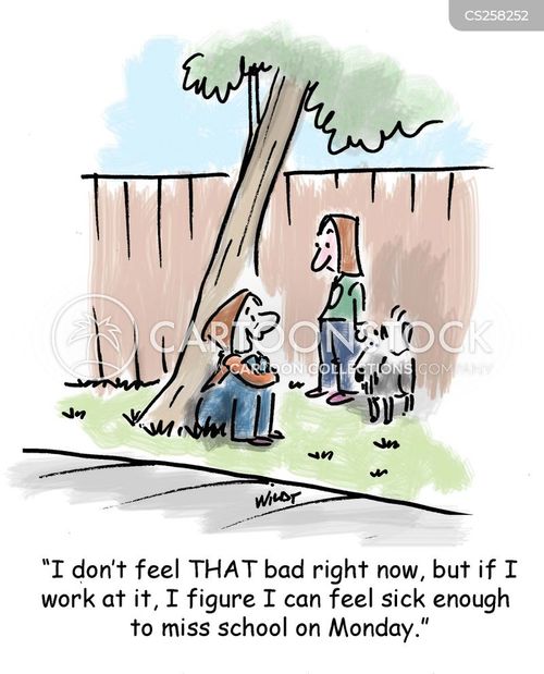 Feeling Sick Cartoon Images