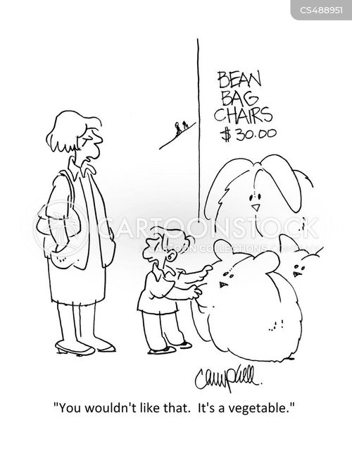 Bean Bag Cartoons and Comics funny pictures from CartoonStock