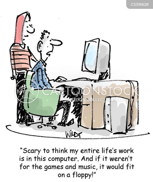 Floppy Disks Cartoons and Comics funny pictures from CartoonStock