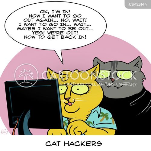 Cat Flap Cartoons and Comics funny pictures from CartoonStock