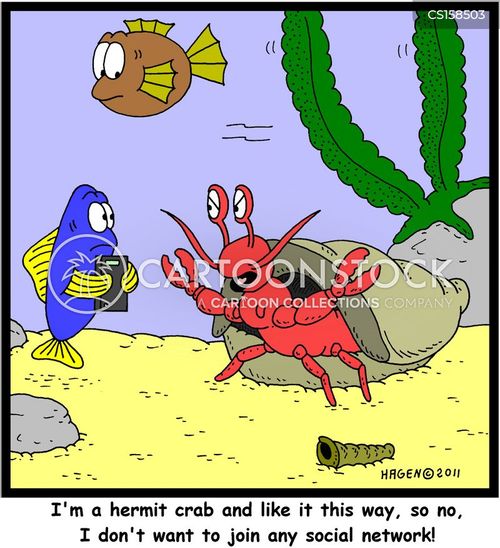 Hermit Crab Cartoons and Comics funny pictures from CartoonStock