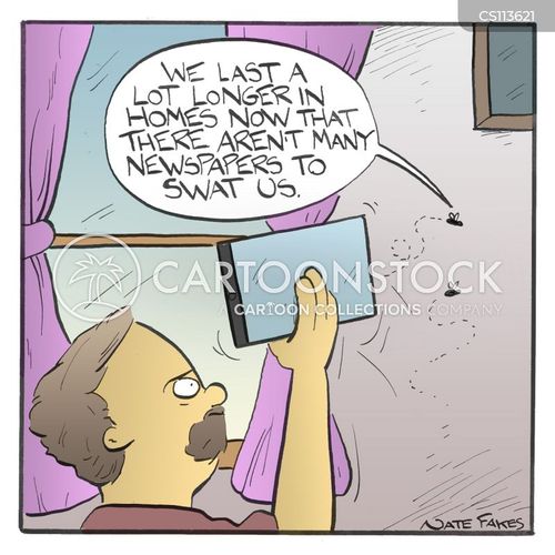 Fly Swatter Cartoons and Comics funny pictures from CartoonStock