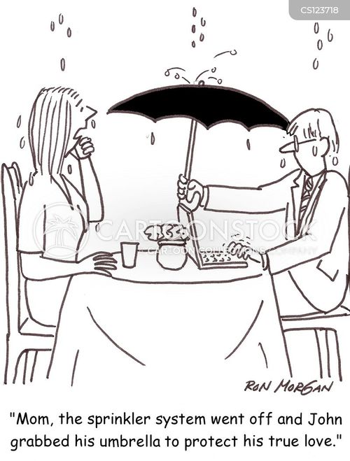 Sprinklers Cartoons and Comics funny pictures from CartoonStock