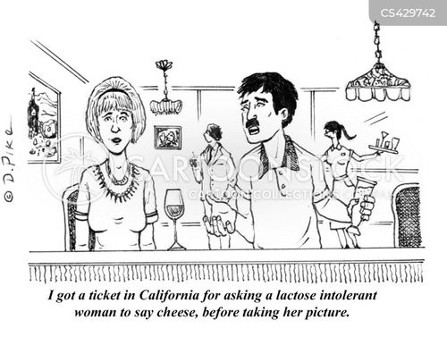 Dairy Allergies Cartoons and Comics funny pictures from CartoonStock