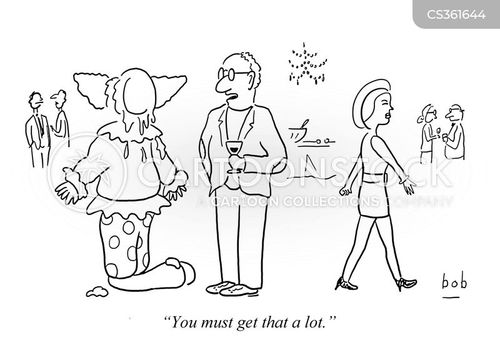 Cartoons und Karikaturen mit Dumping