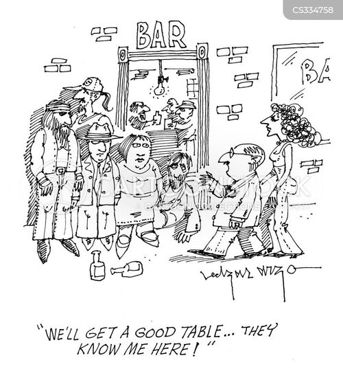 Restaurant Table Cartoons and Comics funny pictures from CartoonStock