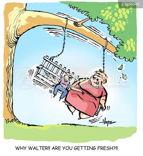 Swing Seat Cartoons and Comics funny pictures from CartoonStock