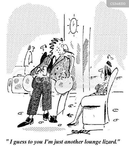 Lounge Lizard Cartoons and Comics - funny pictures from CartoonStock