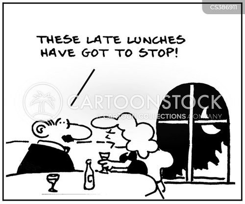 Late Lunch Cartoons and Comics funny pictures from CartoonStock