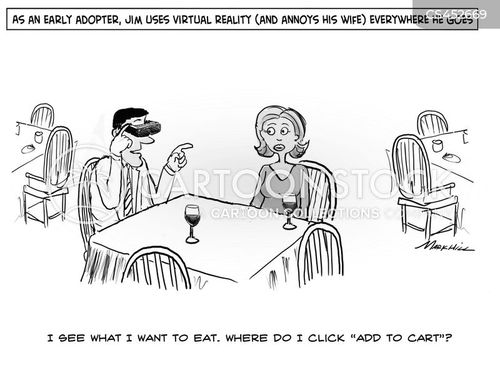 Augmented Reality Cartoons and Comics funny pictures from CartoonStock