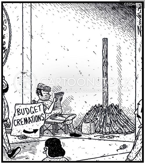 Cremating Cartoons and Comics funny pictures from CartoonStock