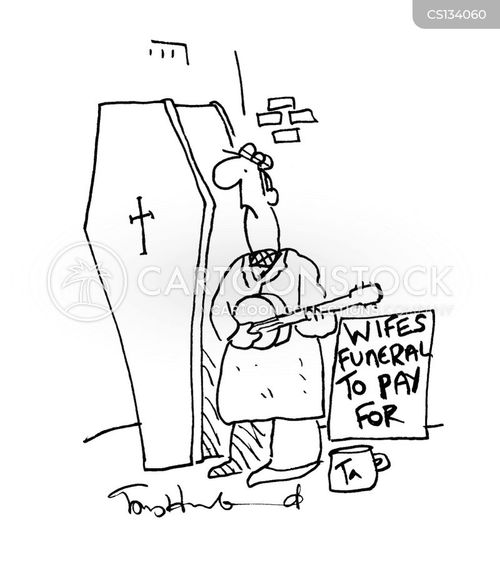 Funeral Costs Cartoons and Comics - funny pictures from CartoonStock