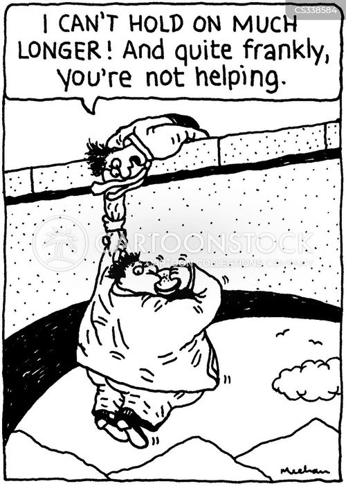 Hanging On Cartoons And Comics Funny Pictures From Cartoonstock