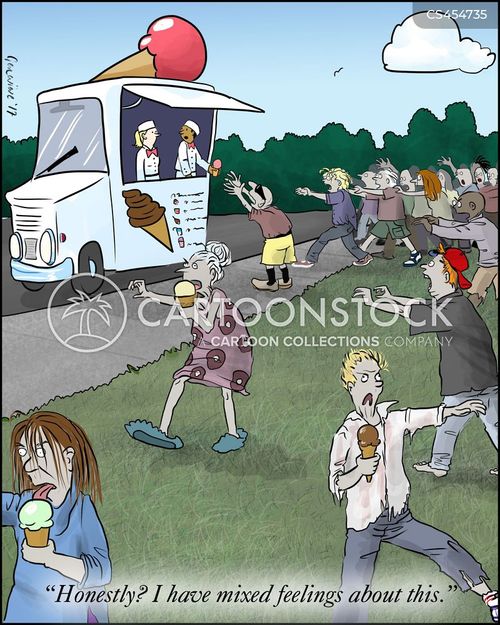 Ice Cream Vans Cartoons and Comics funny pictures from CartoonStock