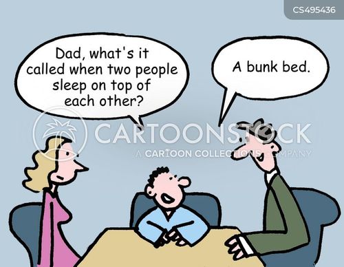 Bunkbed Cartoons and Comics funny pictures from CartoonStock