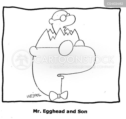 Egghead Cartoons and Comics funny pictures from CartoonStock