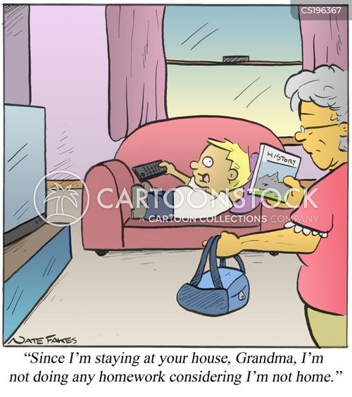 Skipping Homework Cartoons and Comics - funny pictures from CartoonStock