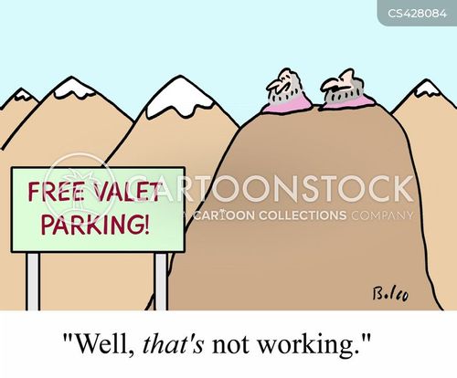 Valet Parking Cartoons and Comics funny pictures from CartoonStock