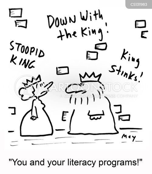 Literacy Programs Cartoons and Comics - funny pictures from CartoonStock