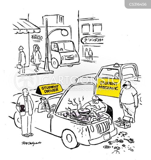 Mechanical Breakdown Cartoons and Comics funny pictures from CartoonStock