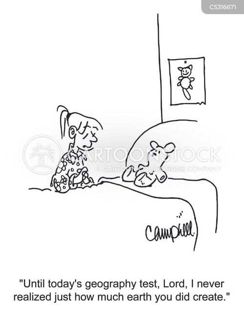 Geography Test Cartoons and Comics funny pictures from CartoonStock