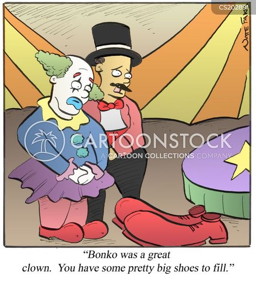 Clown Shoes Cartoons and Comics funny pictures from CartoonStock