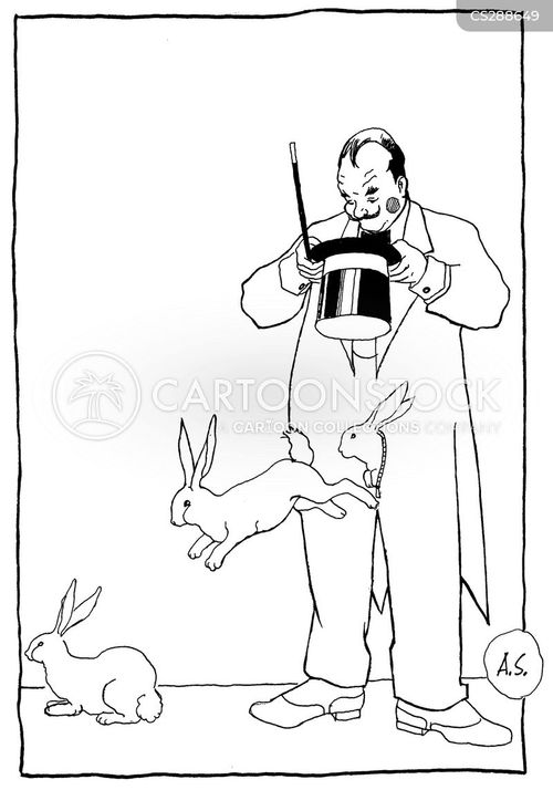 White Rabbits Cartoons and Comics funny pictures from CartoonStock