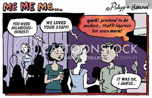 Modest Performance Cartoons and Comics - funny pictures from CartoonStock
