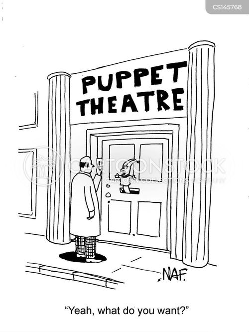 Puppet Theatre Cartoons and Comics funny pictures from CartoonStock