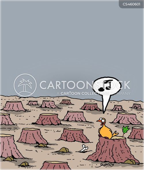 Endangered Habitat Cartoons and Comics funny pictures from CartoonStock
