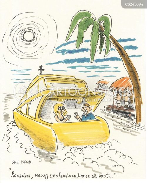 Sea Rising Cartoon Dioxide Cartoons and Comics - funny pictures from CartoonStock