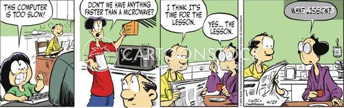 Slow Computer Cartoons and Comics - funny pictures from CartoonStock