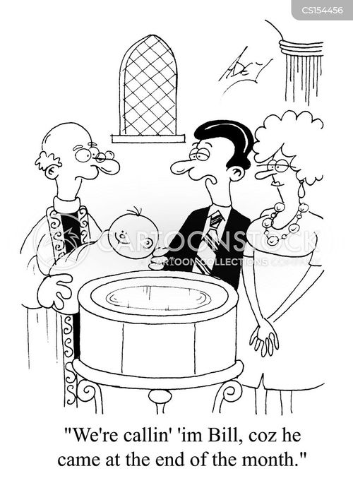 Christening Cartoons and Comics funny pictures from CartoonStock